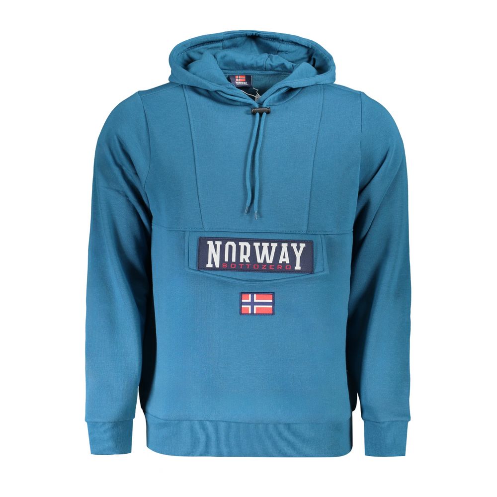 Norway 1963 Blu Cotton Men Sweatshirt - ClickThatClicks 