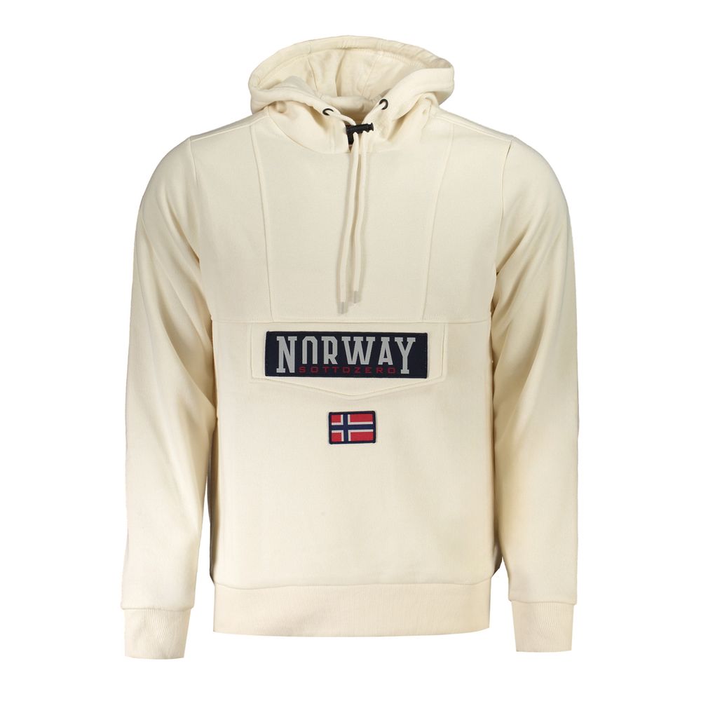 Norway 1963 Beige Cotton Men's Sweatshirt Hoodie - ClickThatClicks 