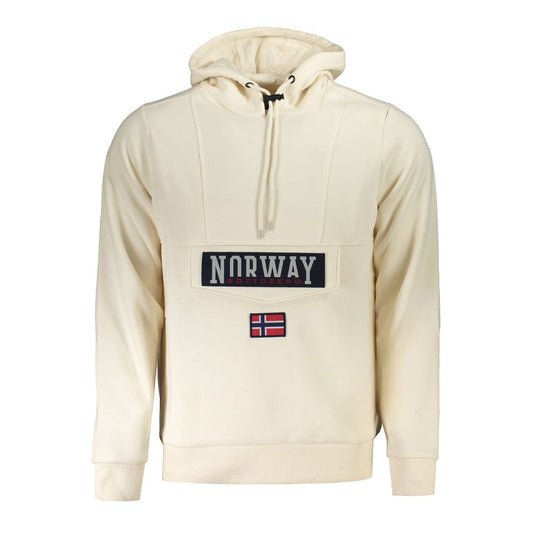 Norway 1963 Beige Cotton Men's Sweatshirt Hoodie - ClickThatClicks 