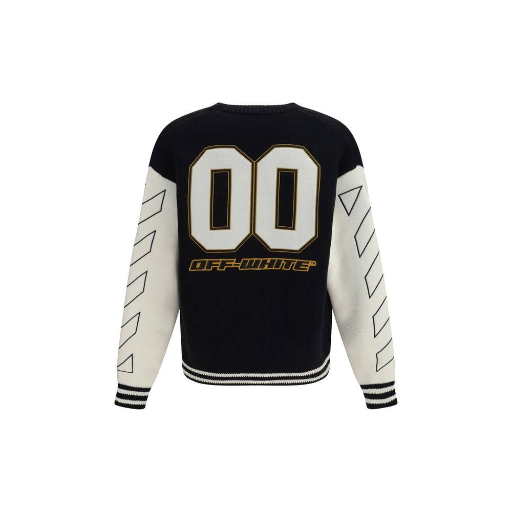 Off-White Black Cotton Cardigan - ClickThatClicks 