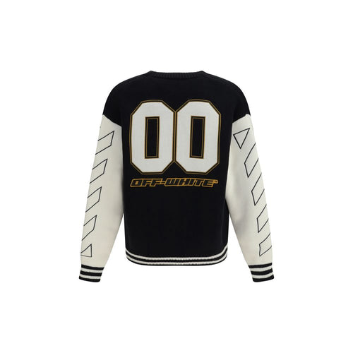 Off-White Black Cotton Cardigan - ClickThatClicks 