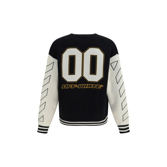 Off-White Black Cotton Cardigan - ClickThatClicks 