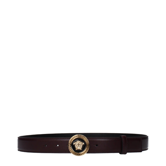 Versace Purple Leather Regular Belt - ClickThatClicks 