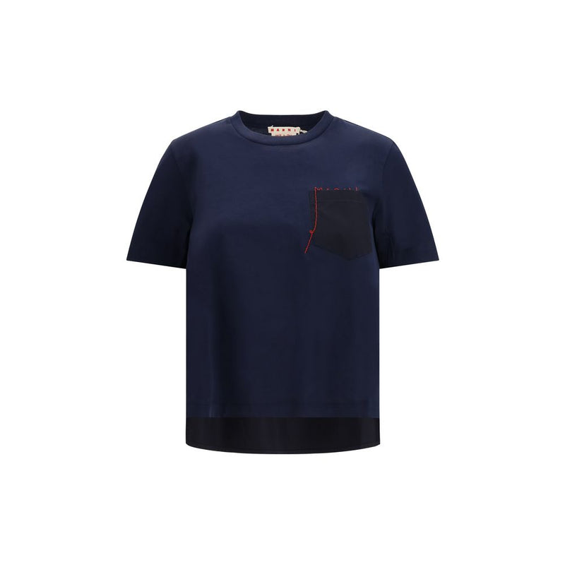 Marni Blue Cotton T-Shirt