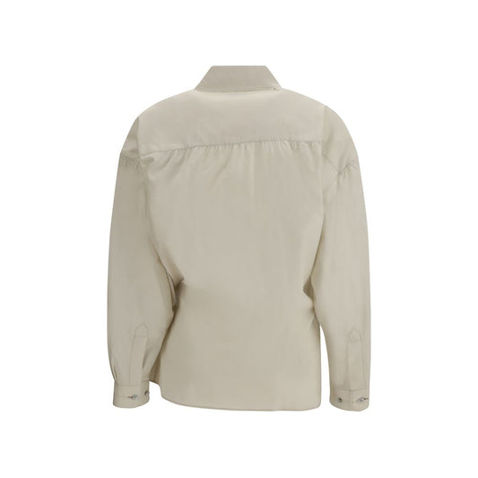 Lemaire Beige Cotton Dress Shirt