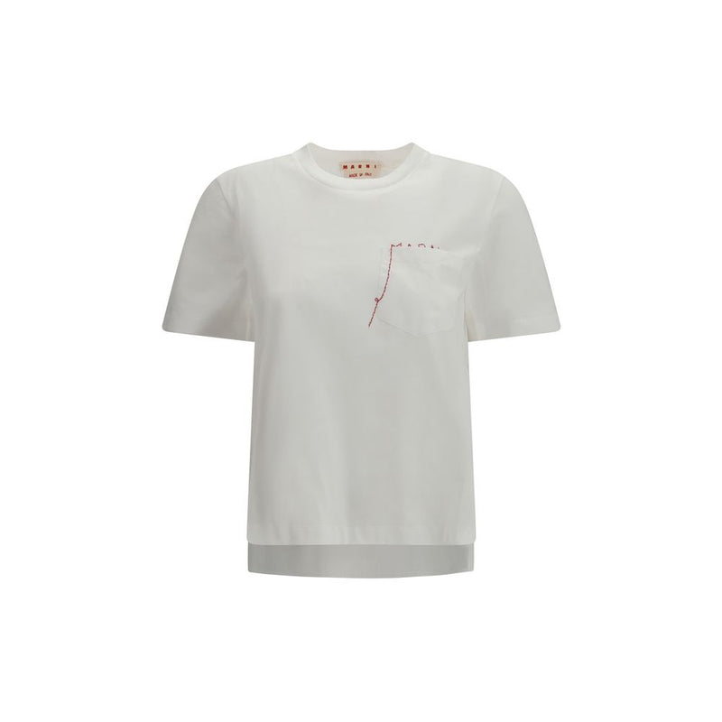 Marni White Cotton T-Shirt