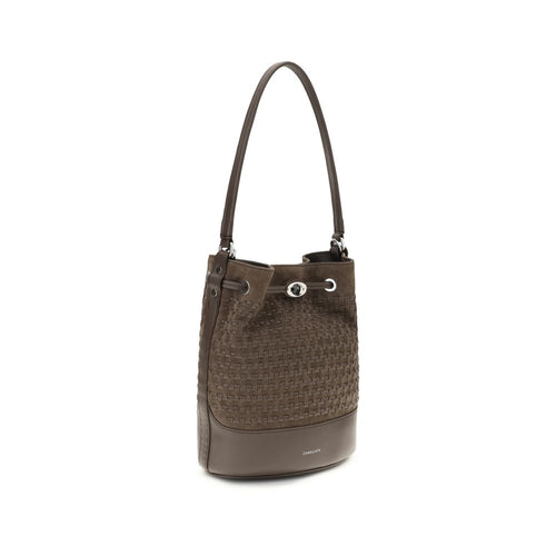 Zanellato Brown Calf Leather Bos Taurus Backet Bag - ClickThatClicks 