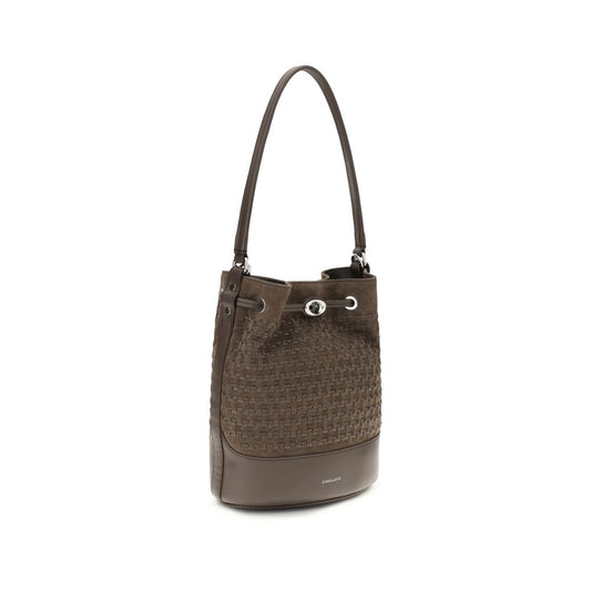 Zanellato Brown Calf Leather Bos Taurus Backet Bag - ClickThatClicks 