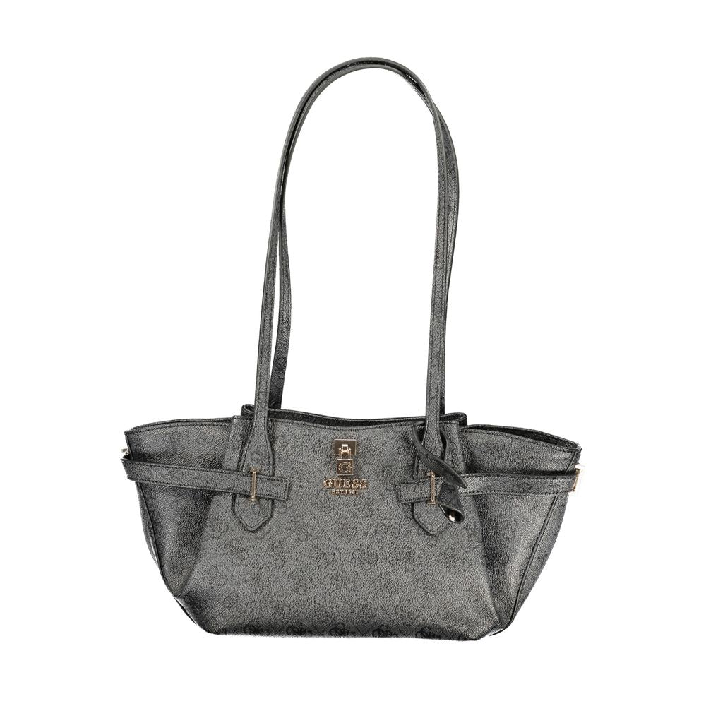 Guess Jeans Black Polyurethane Women's Handbag - ClickThatClicks 