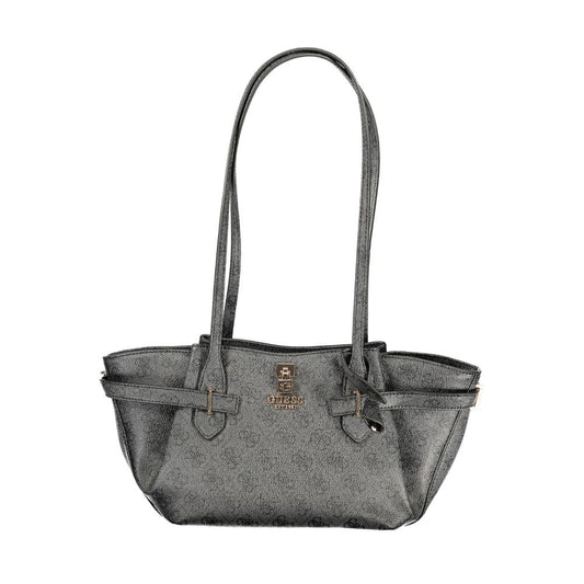 Guess Jeans Black Polyurethane Women's Handbag - ClickThatClicks 