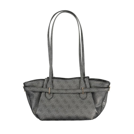 Guess Jeans Black Polyurethane Women's Handbag - ClickThatClicks 