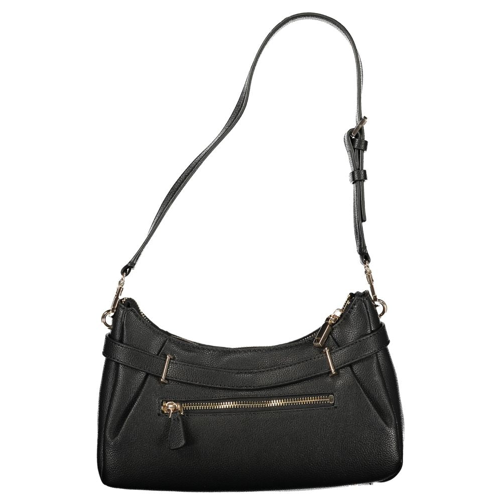 Guess Jeans Black Polyurethane Women Handbag - ClickThatClicks 