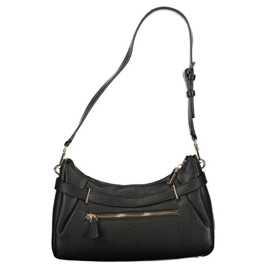 Guess Jeans Black Polyurethane Women Handbag - ClickThatClicks 