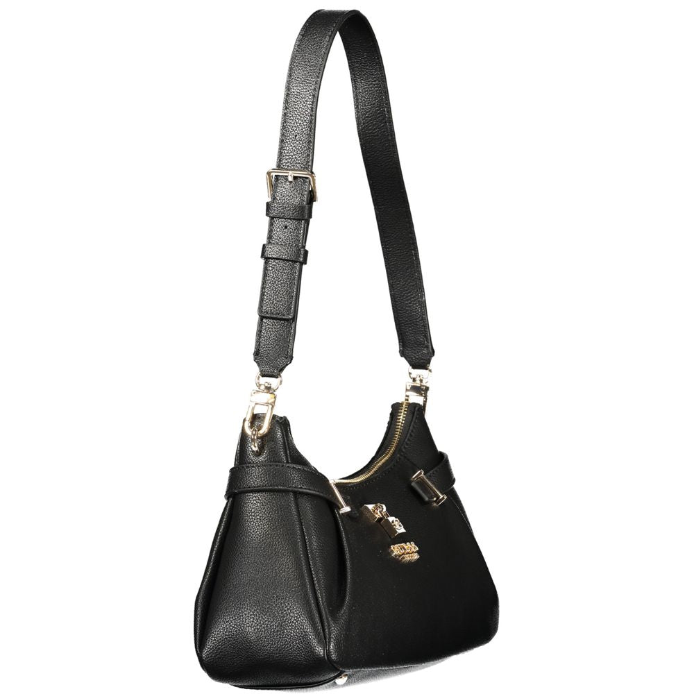 Guess Jeans Black Polyurethane Women Handbag - ClickThatClicks 