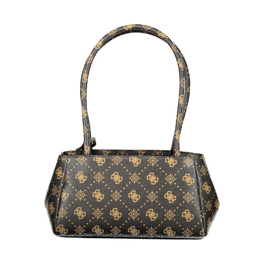 Guess Jeans Marrone Poliuretano Women Handbag - ClickThatClicks 