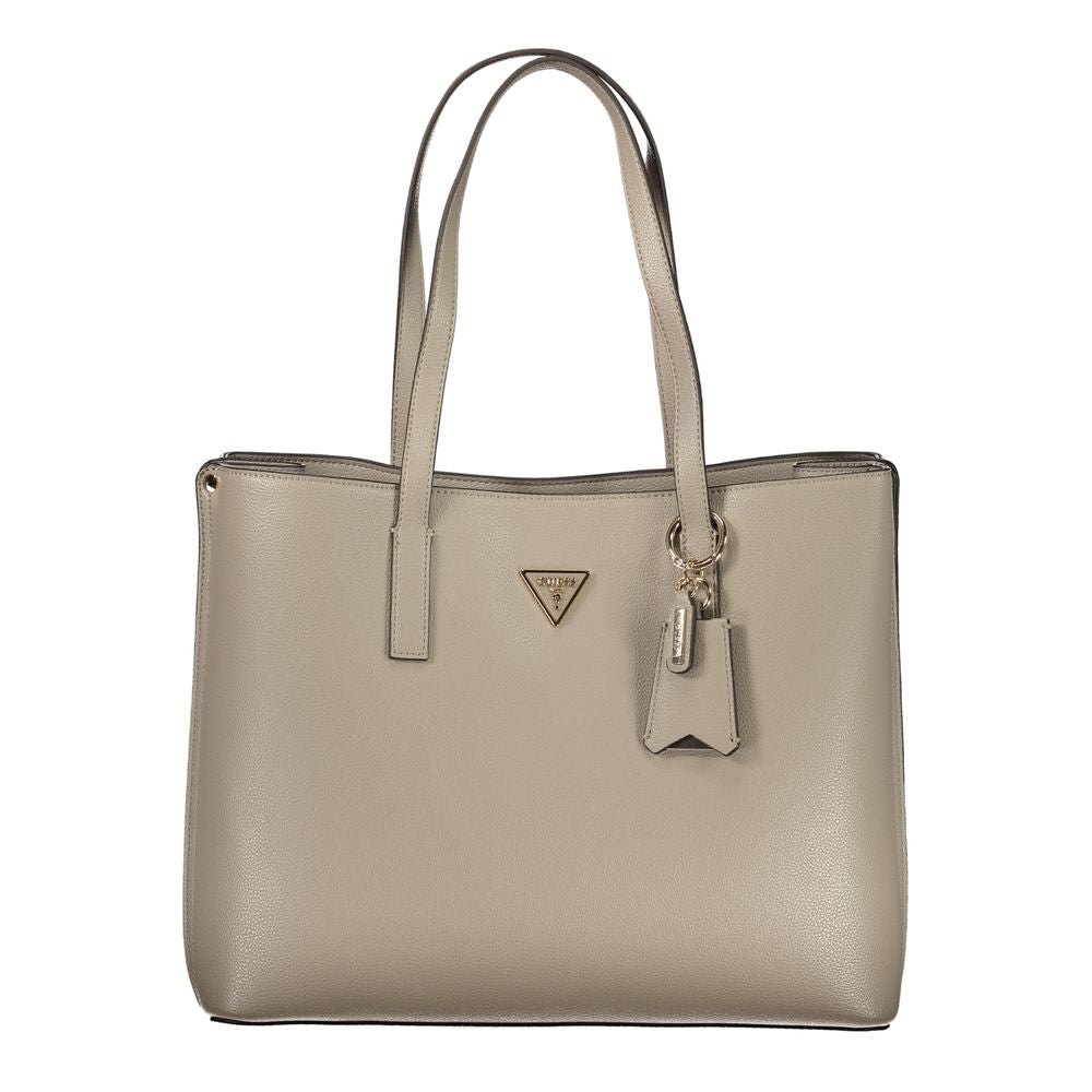 Guess Jeans Grigio Poliuretano Women's Handbag - ClickThatClicks 