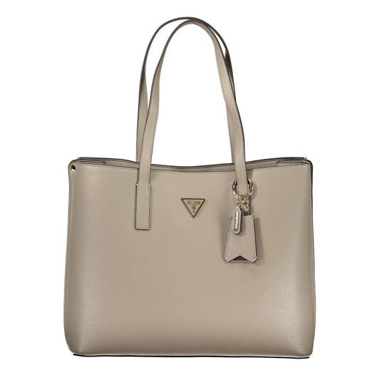 Guess Jeans Grigio Poliuretano Women's Handbag - ClickThatClicks 