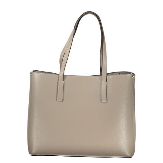 Guess Jeans Grigio Poliuretano Women's Handbag - ClickThatClicks 