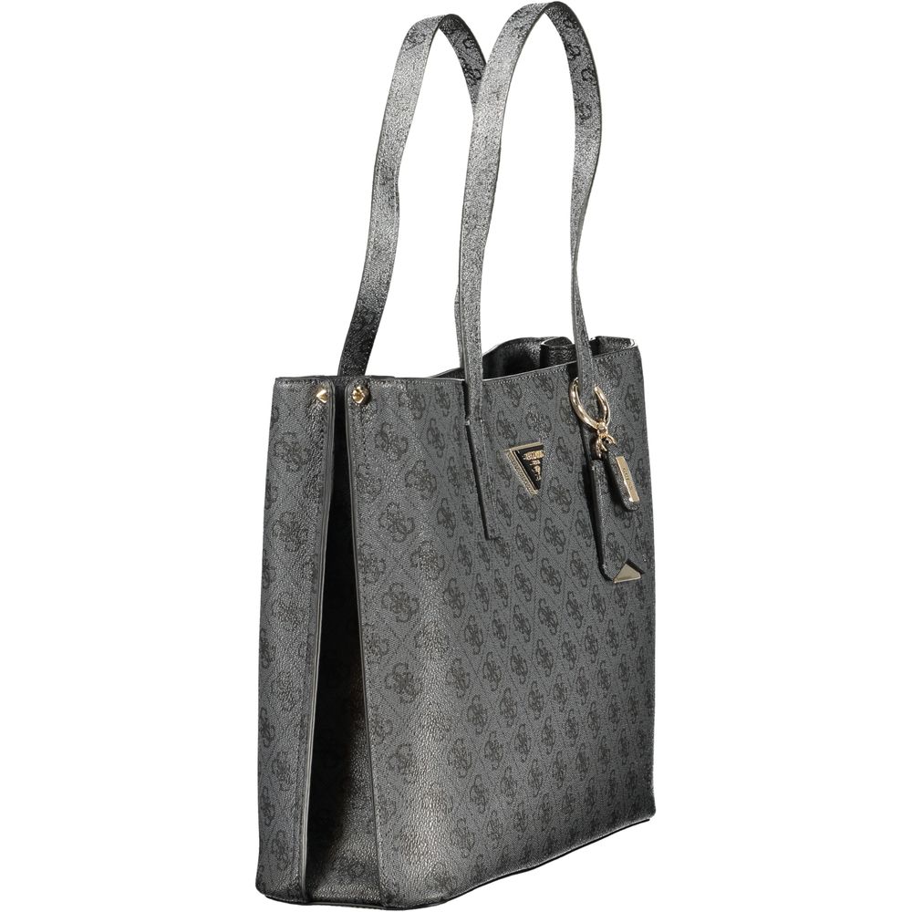 Guess Jeans "Nero Poliuretano Women's Handbag" - ClickThatClicks 