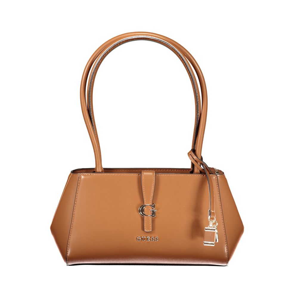 Guess Jeans Marrone Poliuretano Female Handbag - ClickThatClicks 