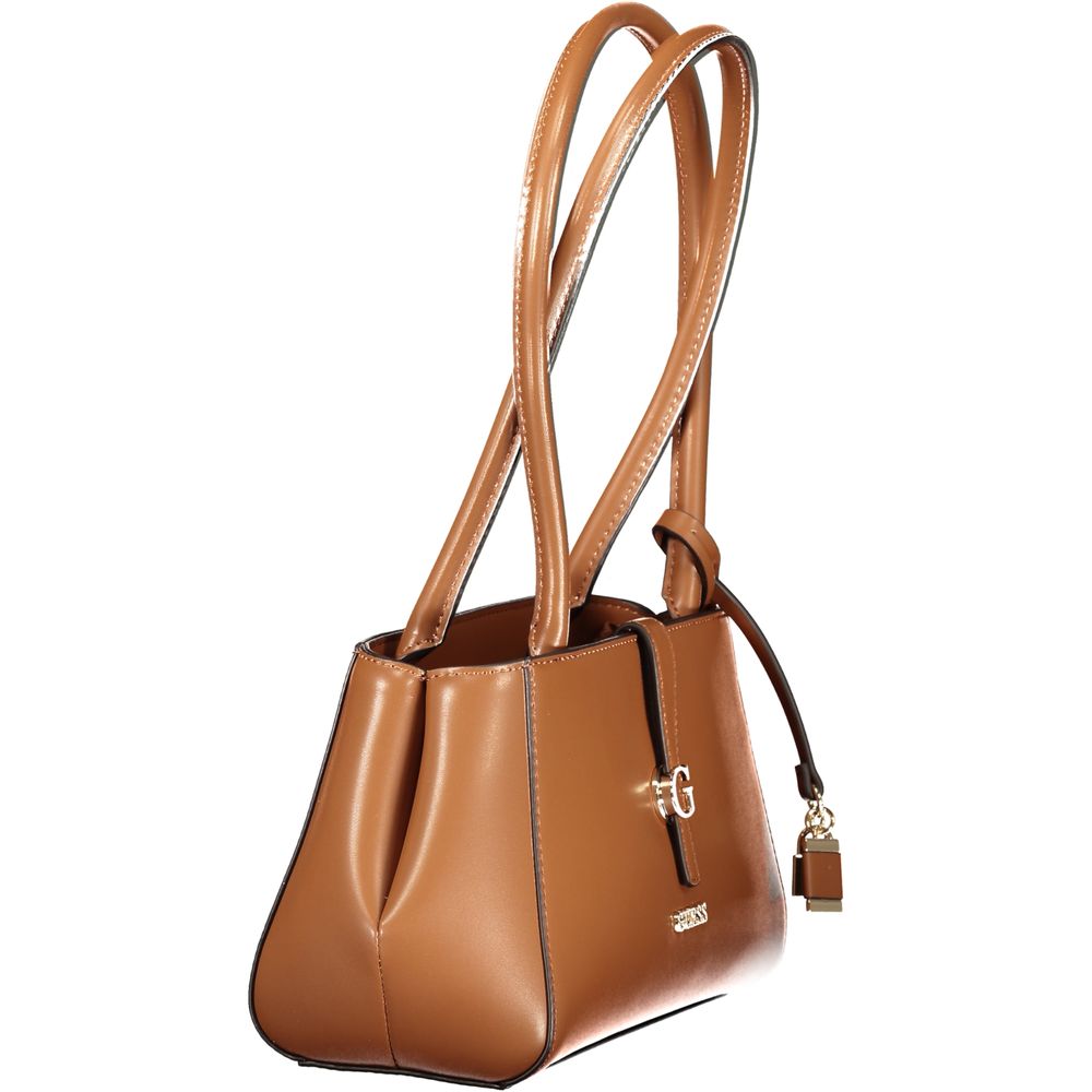 Guess Jeans Marrone Poliuretano Female Handbag - ClickThatClicks 