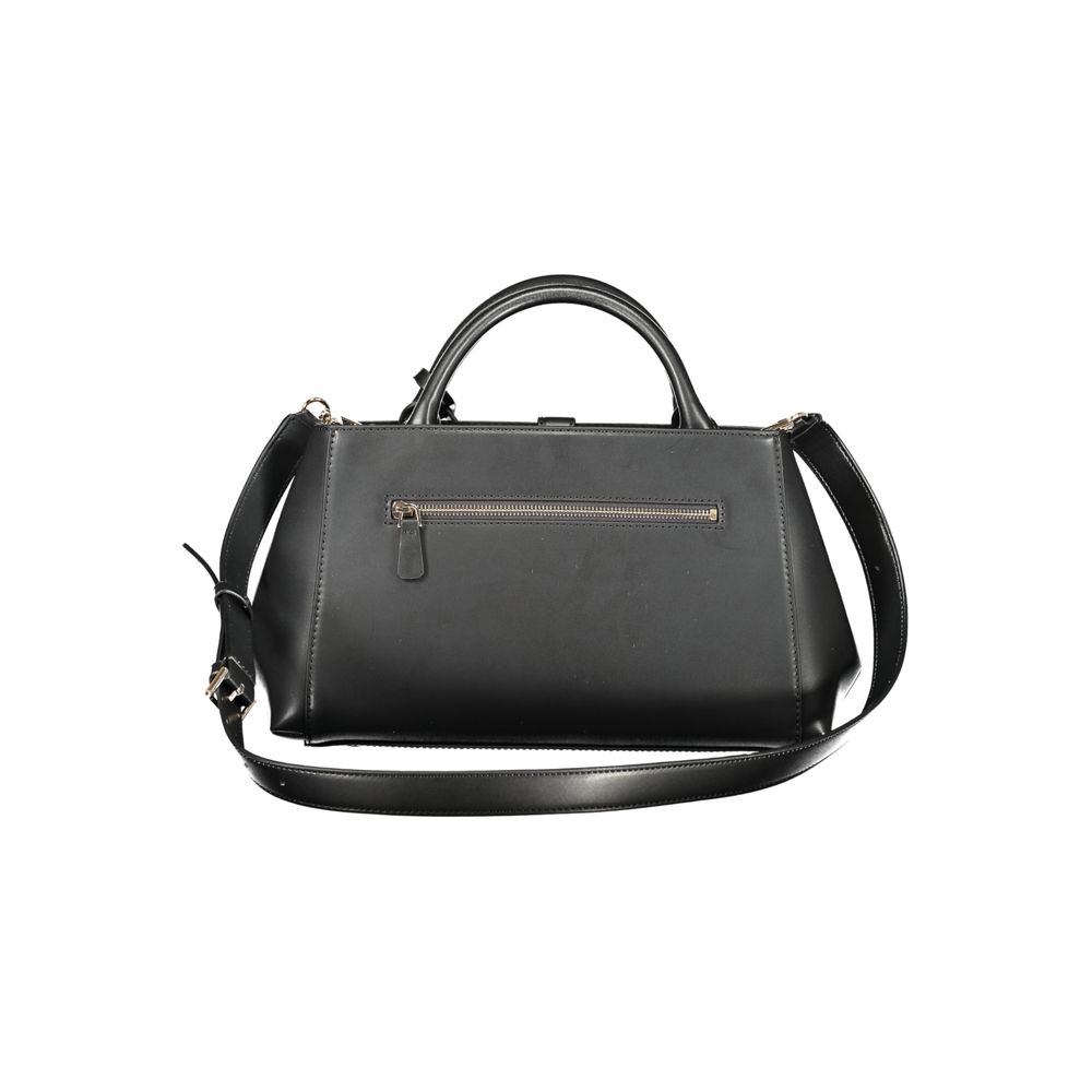 Guess Jeans Black Polyurethane Women Handbag - ClickThatClicks 