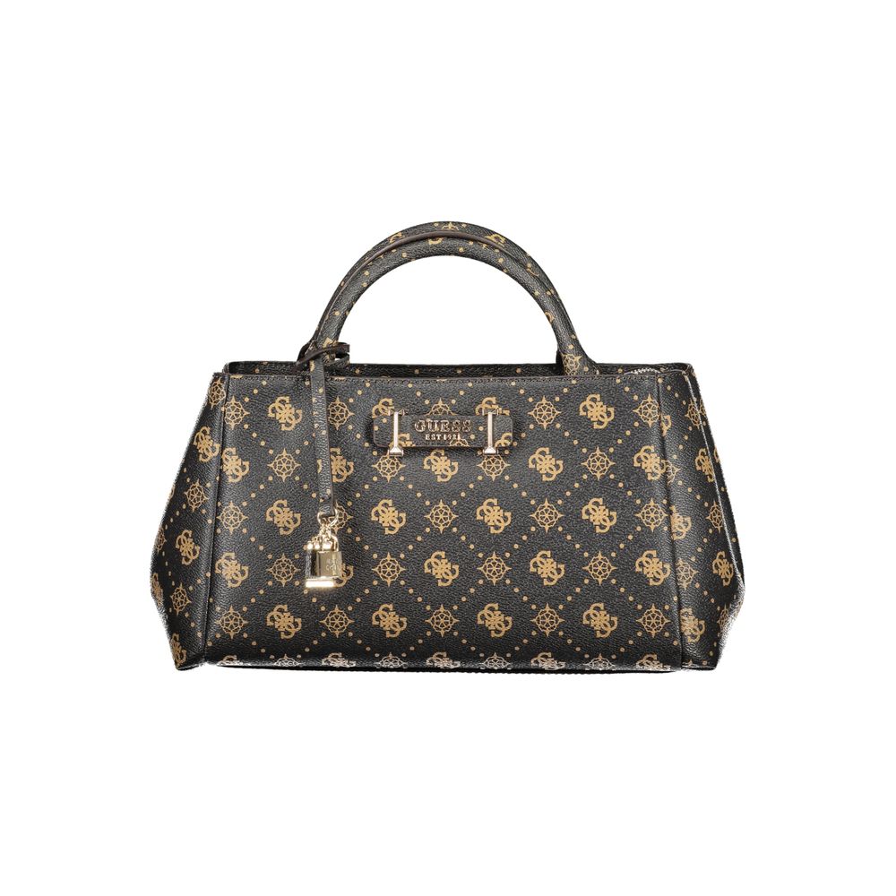 Guess Jeans Marrone Poliuretano Women Handbag - ClickThatClicks 