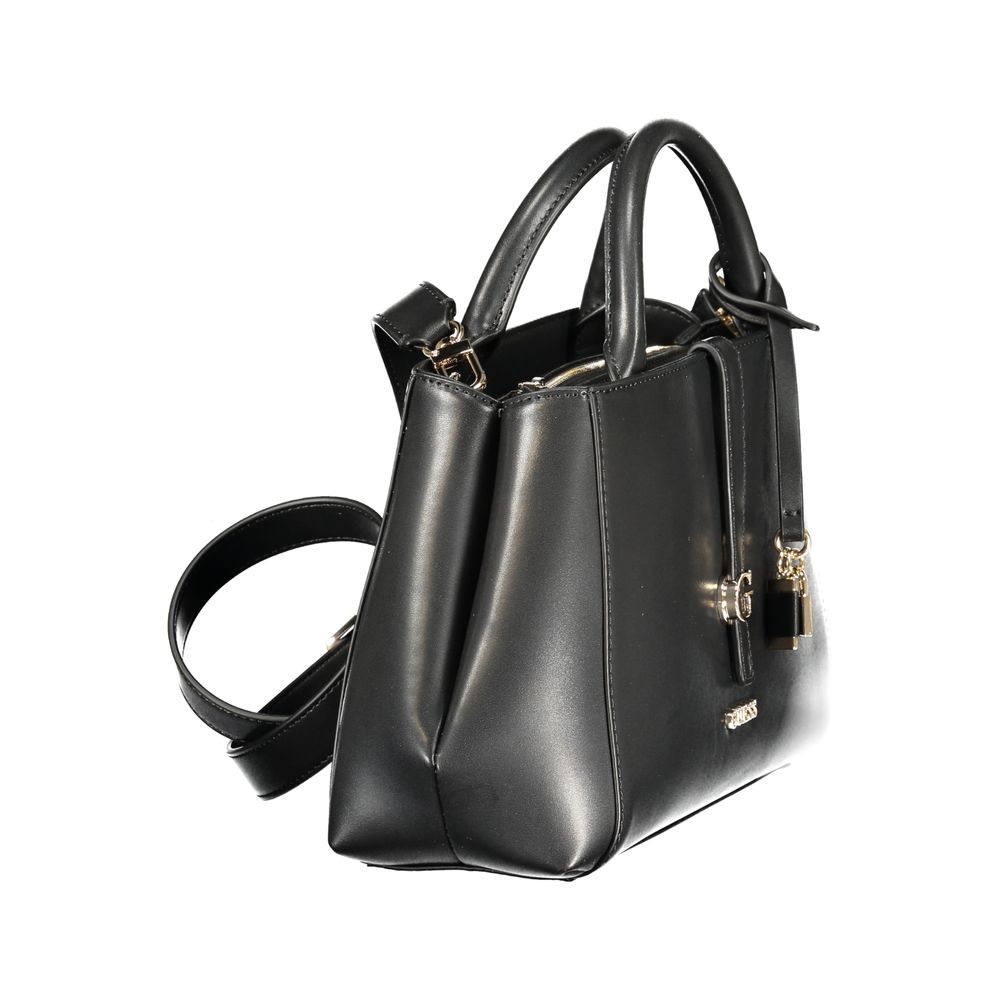 Guess Jeans Black Polyurethane Women Handbag - ClickThatClicks 