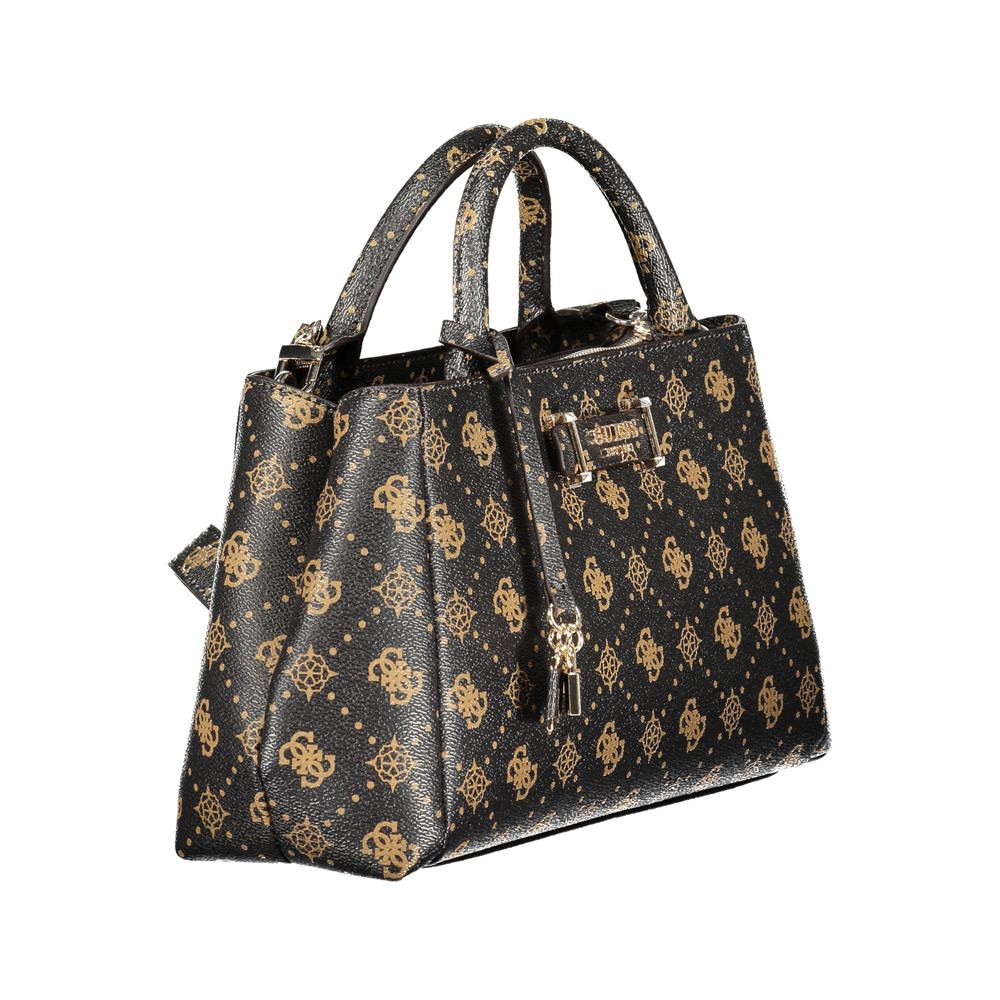 Guess Jeans Marrone Poliuretano Women Handbag - ClickThatClicks 
