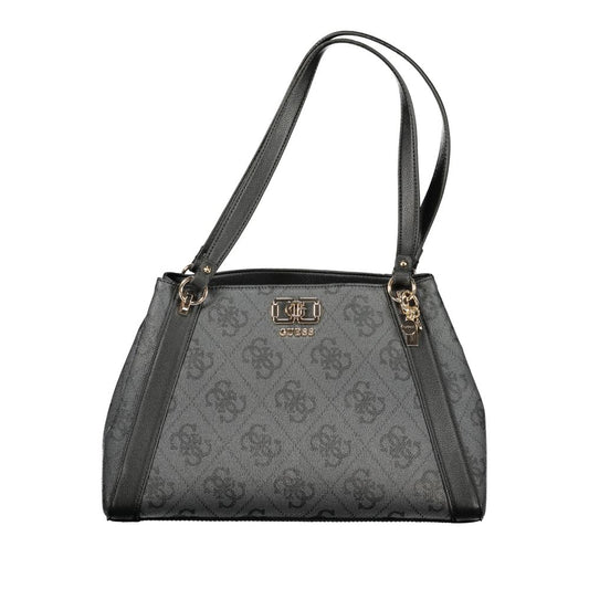 Guess Jeans Nero Poliuretano Women Handbag - ClickThatClicks 