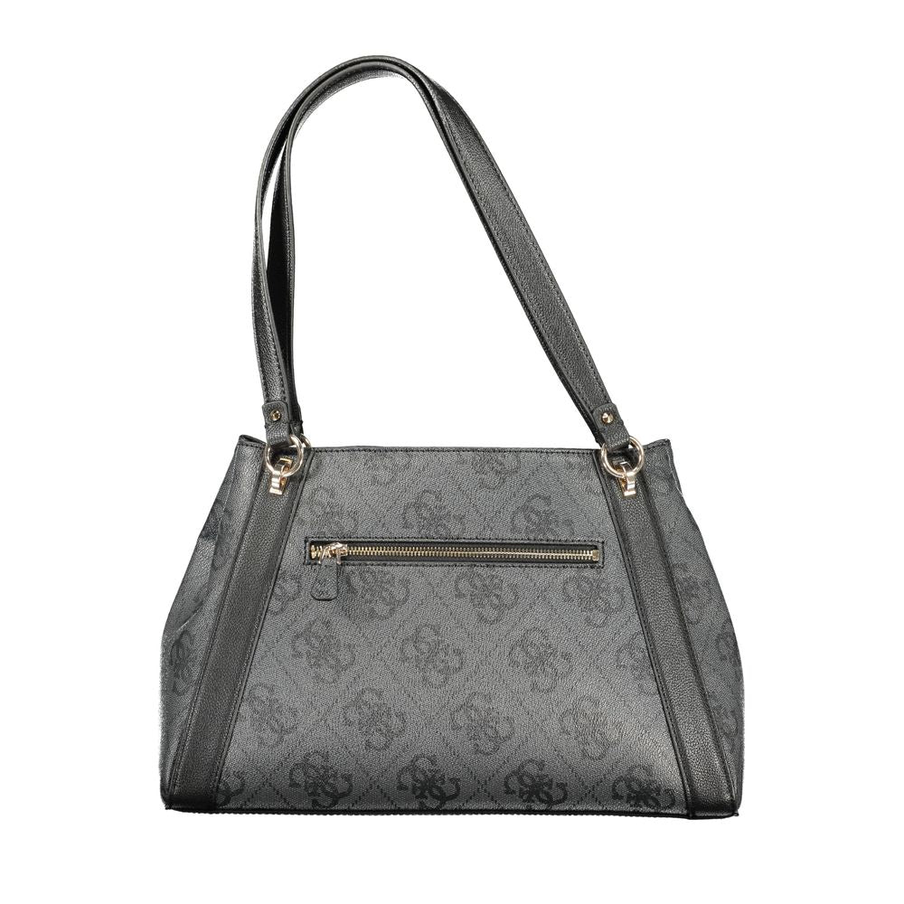 Guess Jeans Nero Poliuretano Women Handbag - ClickThatClicks 
