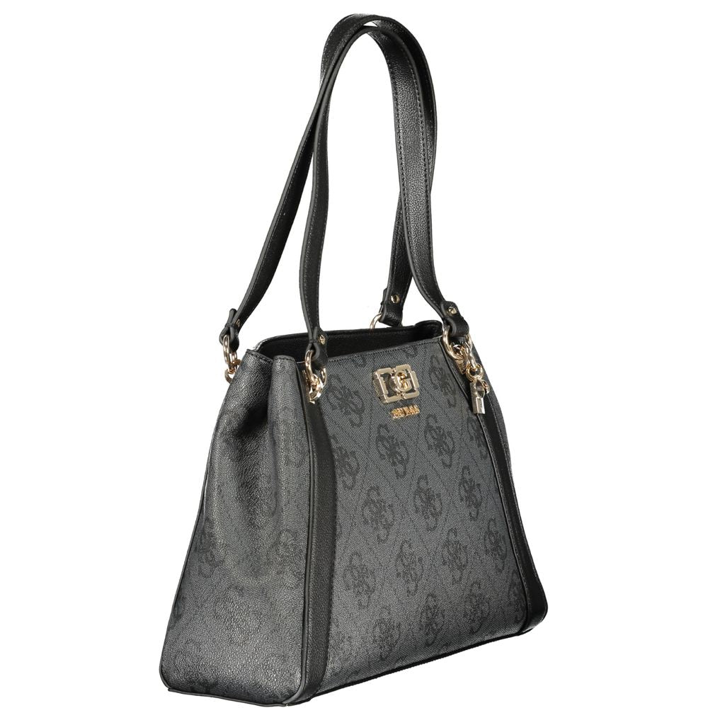 Guess Jeans Nero Poliuretano Women Handbag - ClickThatClicks 
