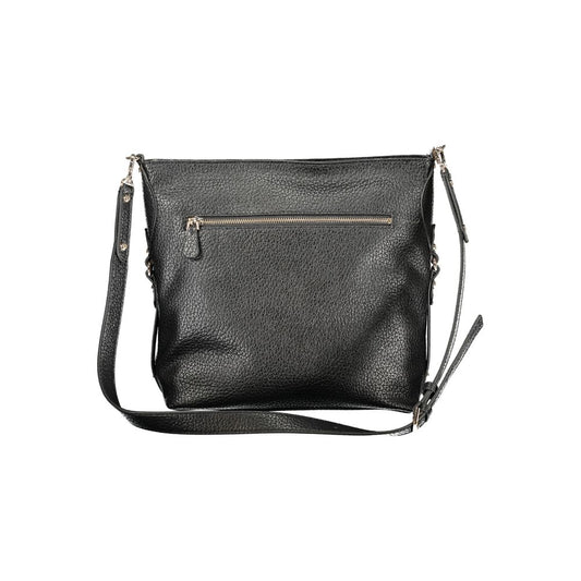 Guess Jeans Black Polyurethane Women's Handbag - ClickThatClicks 