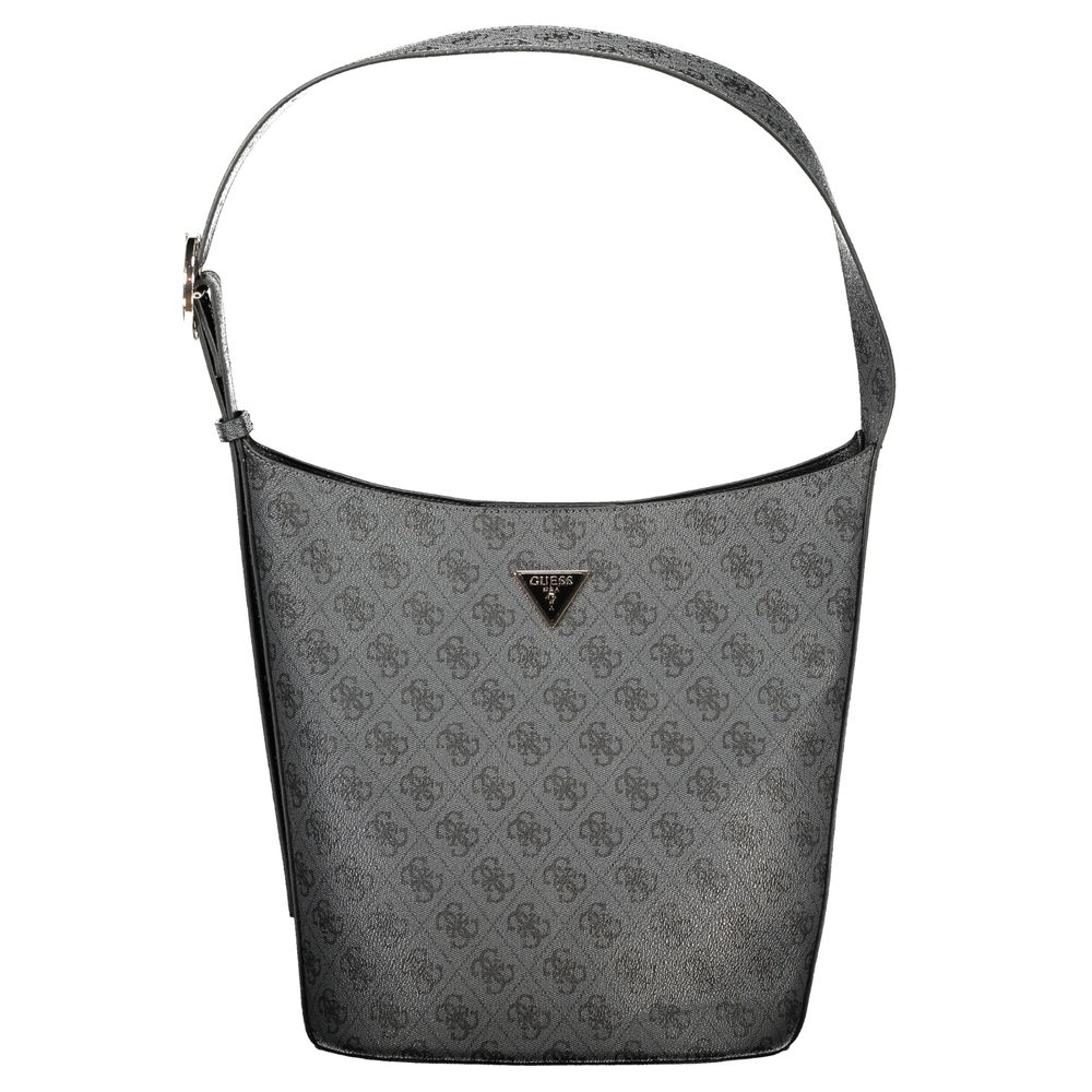 Guess Jeans Black Polyurethane Women Handbag - ClickThatClicks 