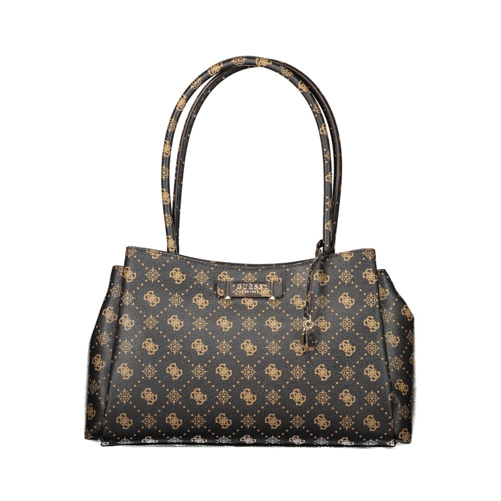 Guess Jeans Marrone Poliuretano Women Handbag - ClickThatClicks 