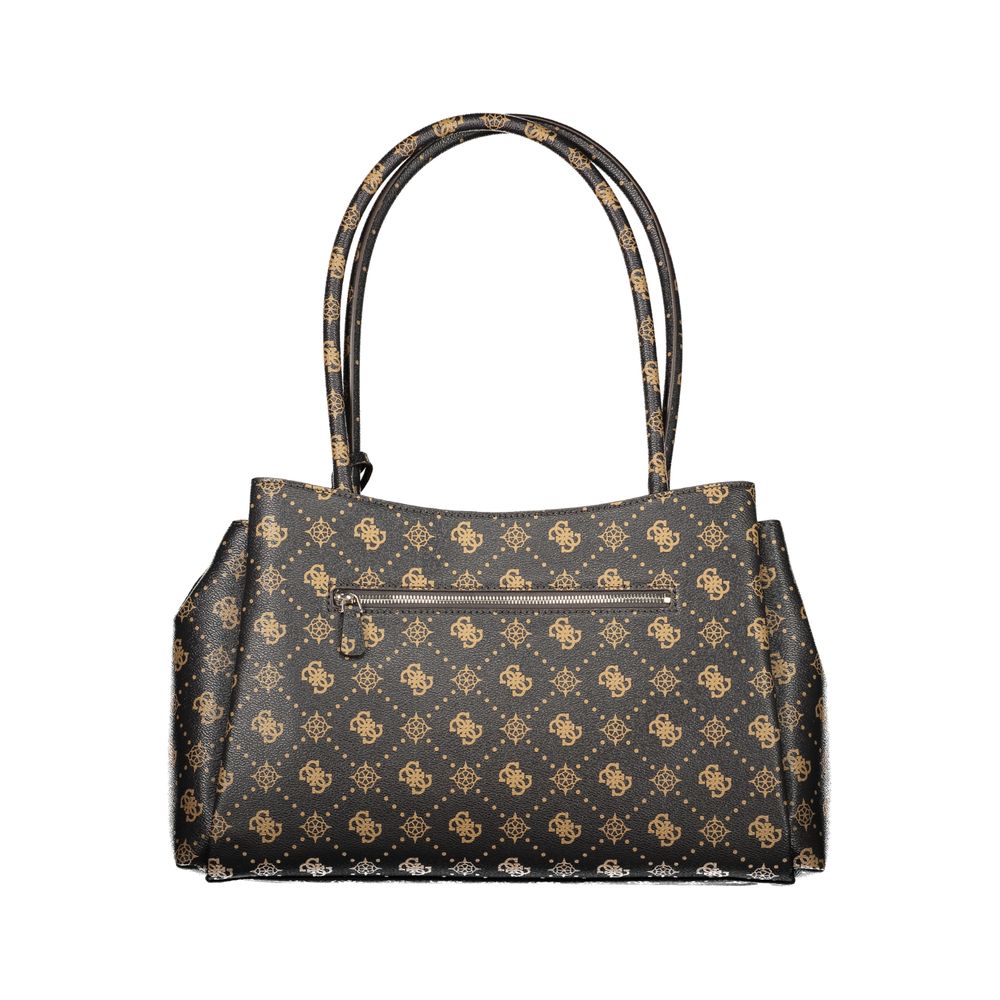 Guess Jeans Marrone Poliuretano Women Handbag - ClickThatClicks 