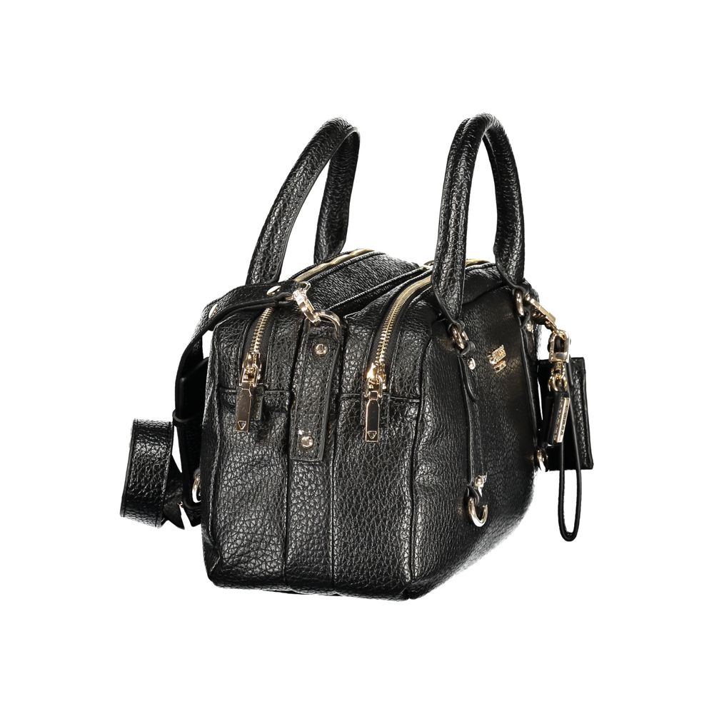 Guess Jeans Black Polyurethane Women Handbag - ClickThatClicks 