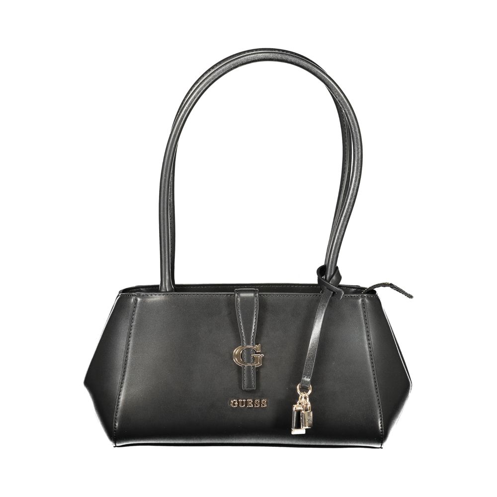 Guess Jeans Nero Poliuretano Donna Shoulder Bag - ClickThatClicks 