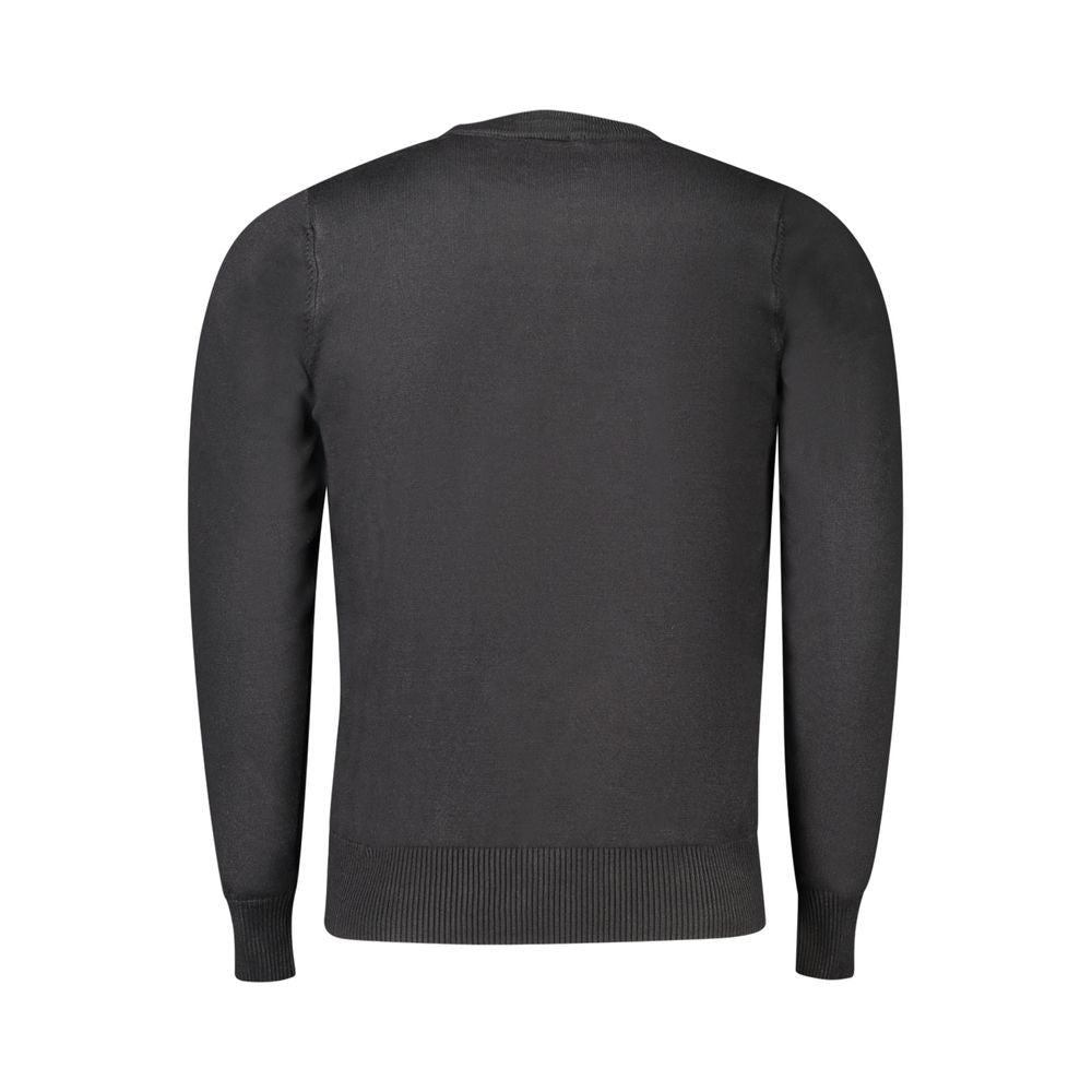 Coveri Moving Black Viscosa Mens Sweater - ClickThatClicks 