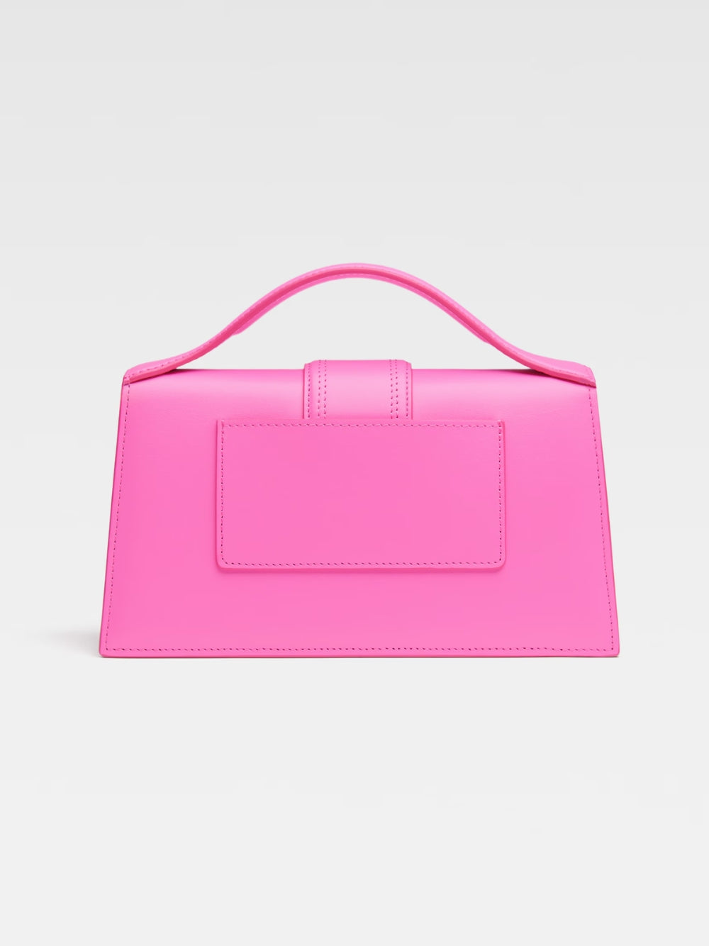 Jacquemus Neon Pink Leather Le Grand Bambino Handbag - ClickThatClicks 