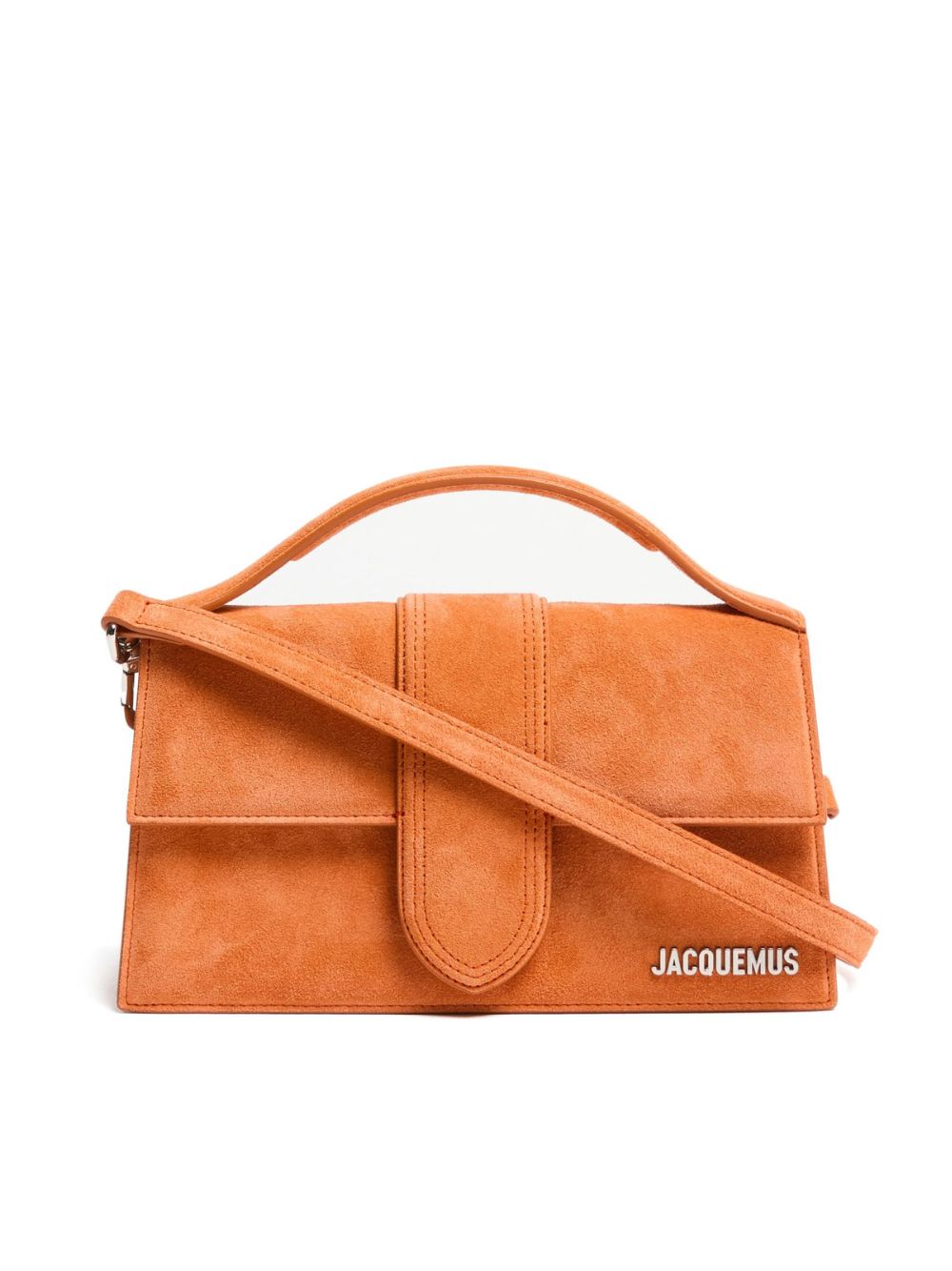 Jacquemus Terracotta Leather Le Grand Bambino Handbag - ClickThatClicks 