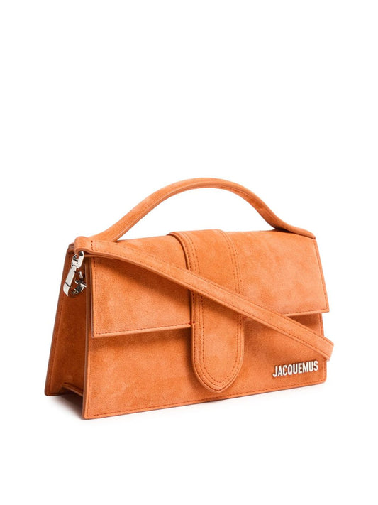 Jacquemus Terracotta Leather Le Grand Bambino Handbag - ClickThatClicks 