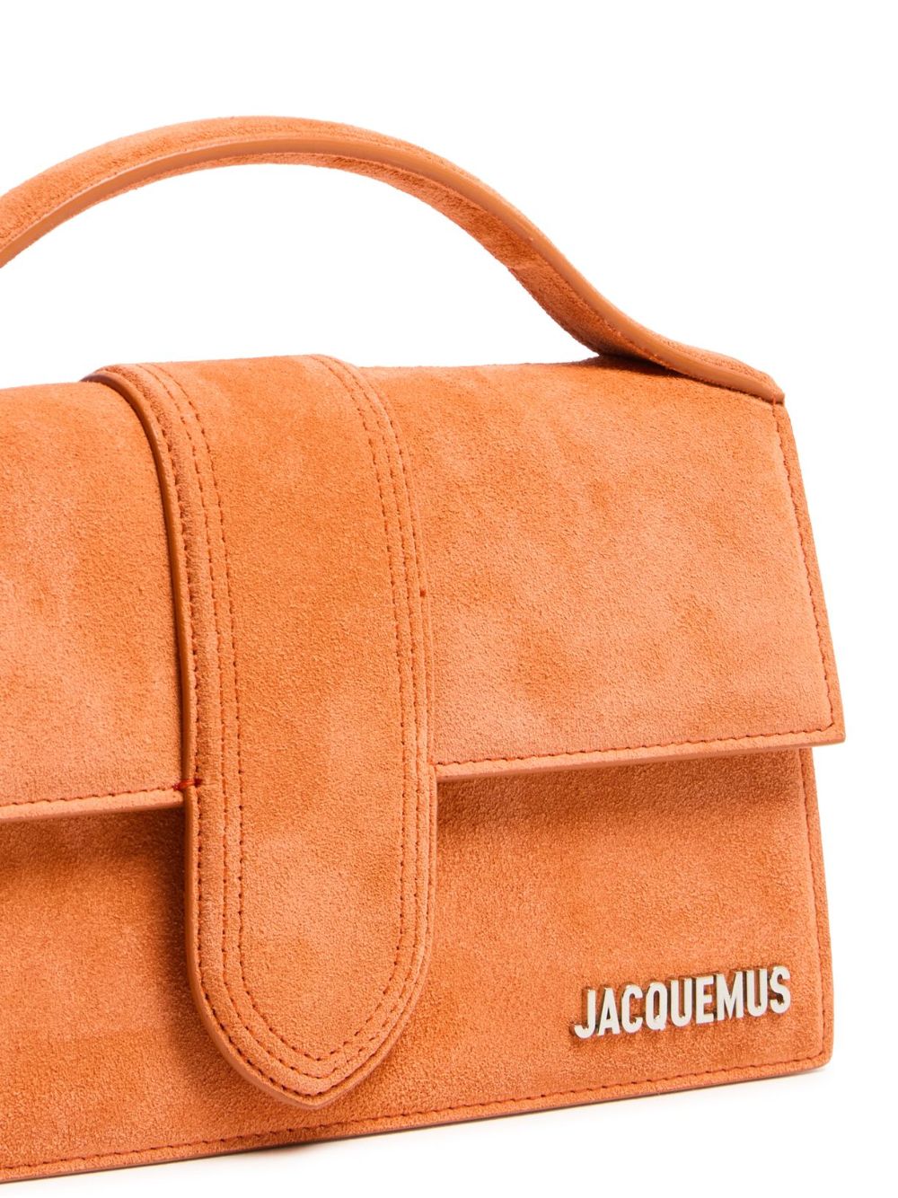Jacquemus Terracotta Leather Le Grand Bambino Handbag - ClickThatClicks 