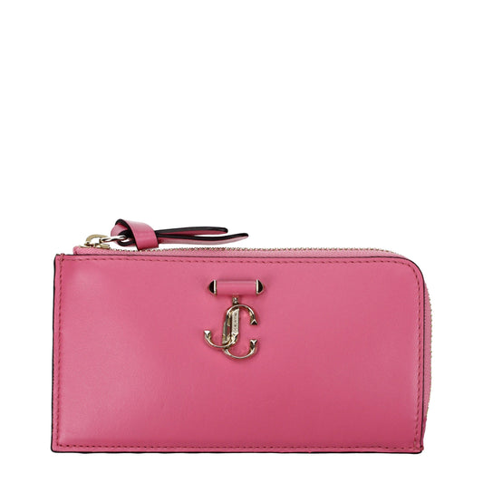 Jimmy Choo Pink Leather Wallet - ClickThatClicks 