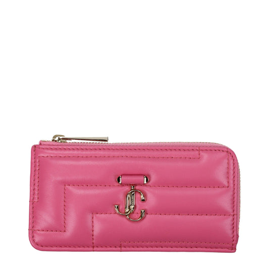 Jimmy Choo Pink Leather Wallet - ClickThatClicks 