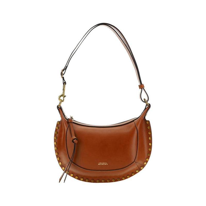 Isabel Marant Brown Calf Leather Bos Taurus Shoulder Bag - ClickThatClicks 
