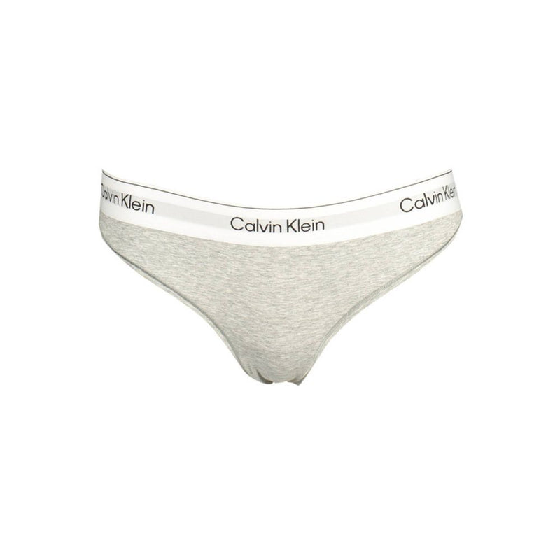 Calvin Klein Grigio Cotton Women Thong