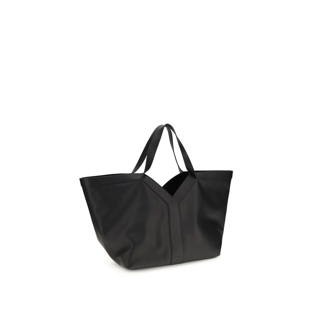 Saint Laurent Black Calf Leather Bos Taurus Shoulder Bag - ClickThatClicks 