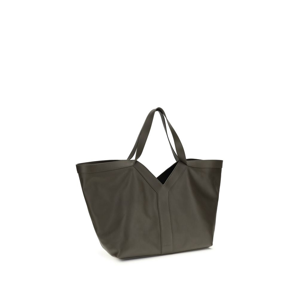Saint Laurent Bicolor Calf Leather Bos Taurus Shoulder Bag - ClickThatClicks 