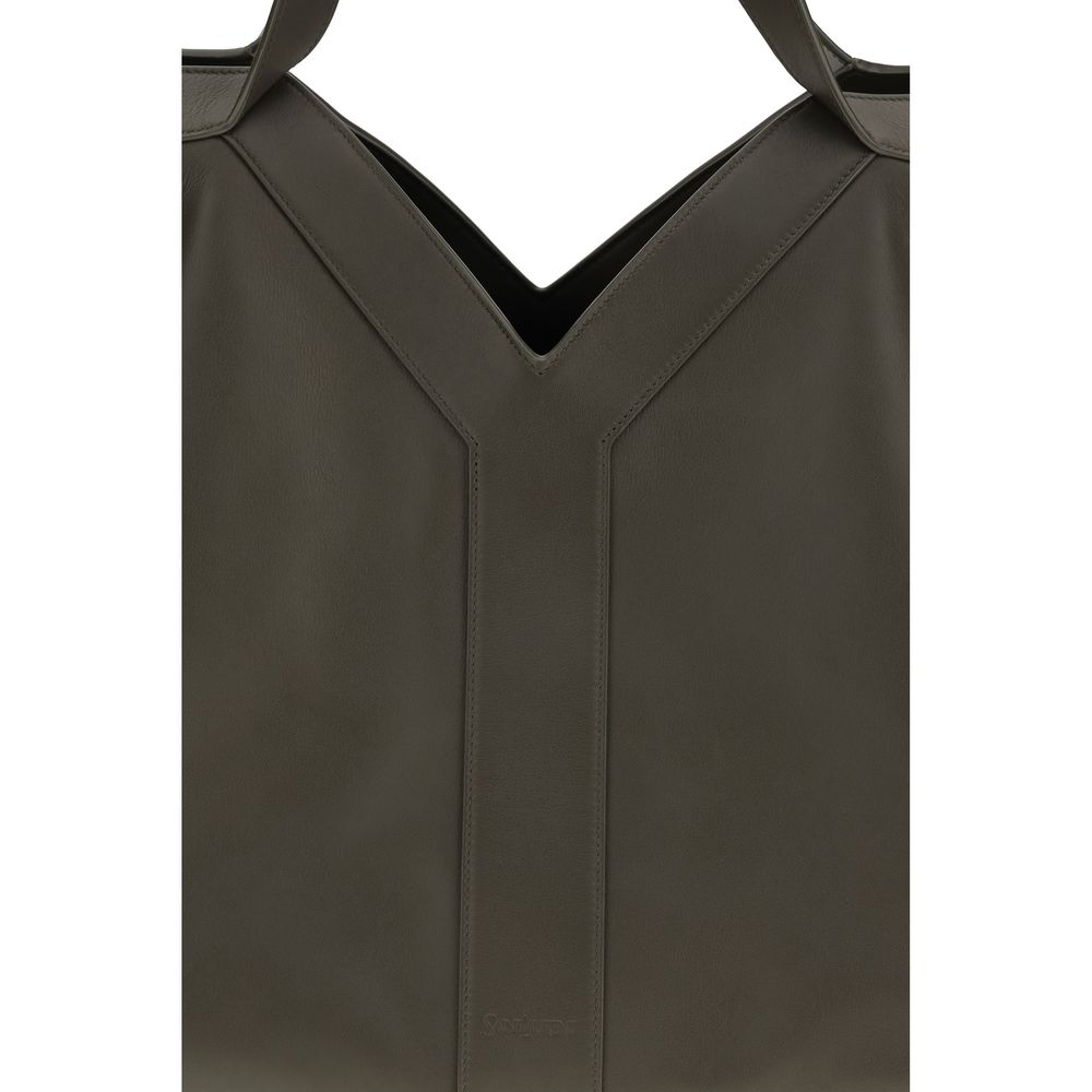 Saint Laurent Bicolor Calf Leather Bos Taurus Shoulder Bag - ClickThatClicks 